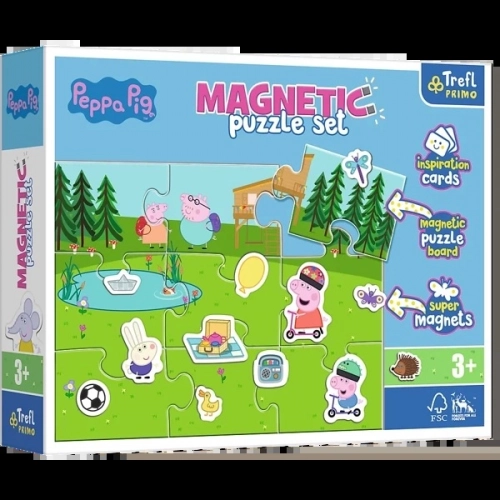 Trefl Puzzle Primo Magnetyczne Świnka Peppa Zabawy Peppy