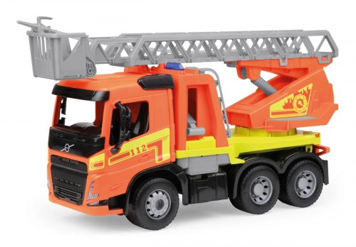 Ugunsdzēsēju mašīna ar pagarināmām kāpnem un ūdens strūklu Worxx  Volvo 52 cm kastē Lena Čehija L04625
