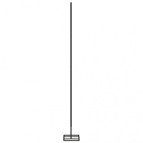 vidaXL dekoratīva Ziemassvētku eglīte, metāls, melna, 125 cm