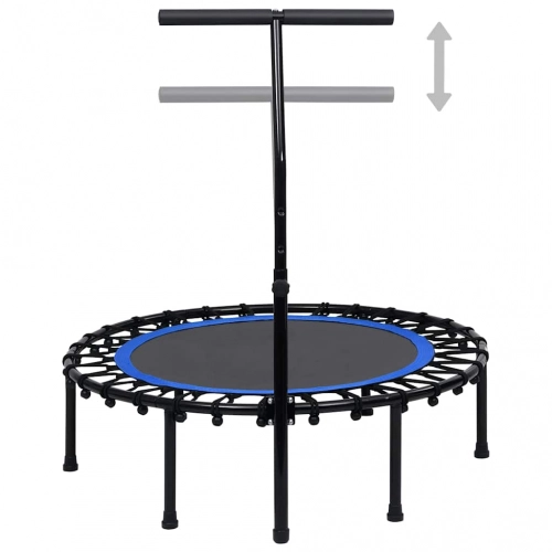 vidaXL fitnesa batuts ar rokturi, 102 cm