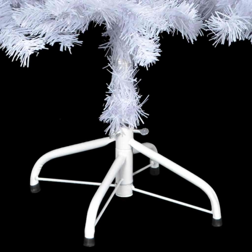 vidaXL mākslīgā Ziemassvētku egle ar rotājumiem, 120 cm, 230 zari