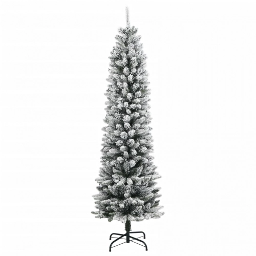 vidaXL mākslīgā Ziemassvētku egle ar sniegu, 120 cm, 150 LED