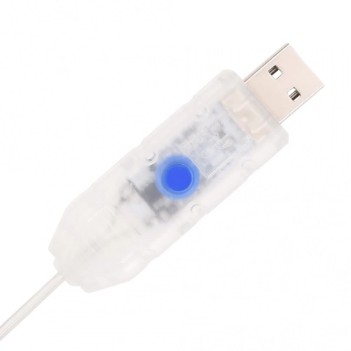 vidaXL mākslīgā Ziemassvētku egle ar sniegu, 200 LED, 210 cm