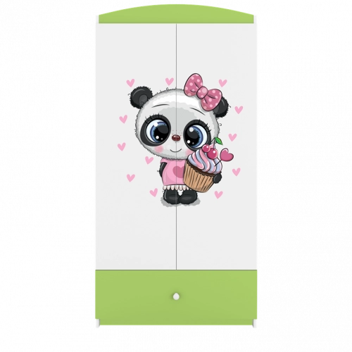 Wardrobe babydreams green panda