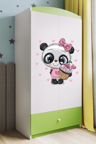 Wardrobe babydreams green panda