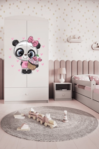 Wardrobe babydreams white panda