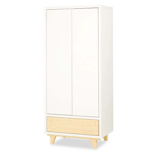 Wardrobe Klups LYDIA PINE-WHITE