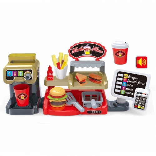 WOOPIE Fast Food XXL ar kasi un dzērienu dozatoru