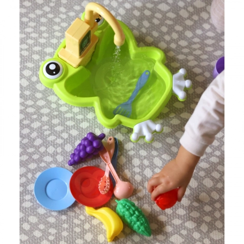 WOOPIE Frog Izlietne ar ūdens padeves funkciju, ar akumulatoru darbināma 14 gab.