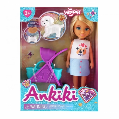 WOOPIE ROYAL Laleczka z Wózkiem i Pieskiem