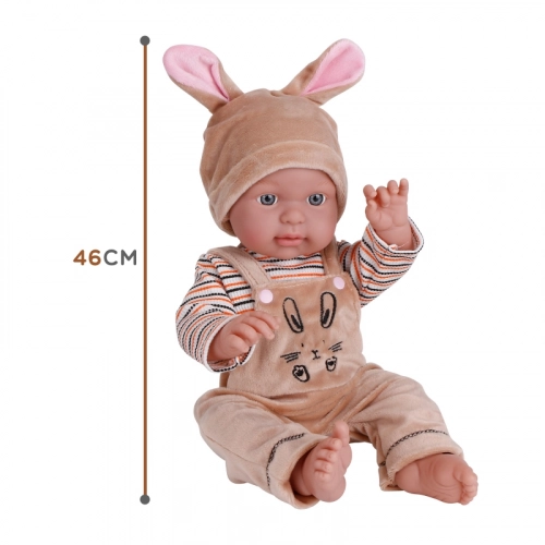 WOOPIE ROYAL Lelle Boba zaķa kostīmā 46 cm
