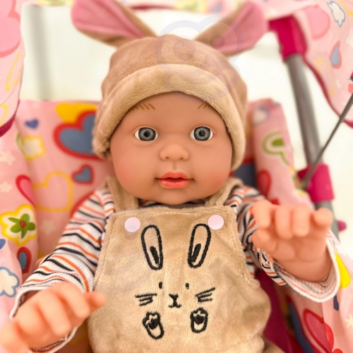 WOOPIE ROYAL Lelle Boba zaķa kostīmā 46 cm