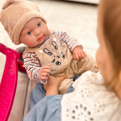 WOOPIE ROYAL Lelle Boba zaķa kostīmā 46 cm