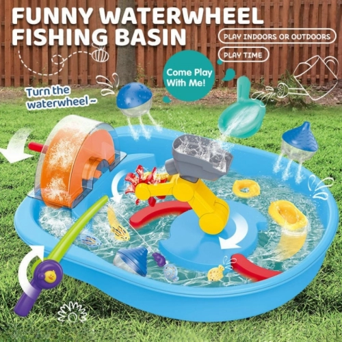 WOOPIE Tor Wodny 2w1 Gra Łowienie Rybek 14el.