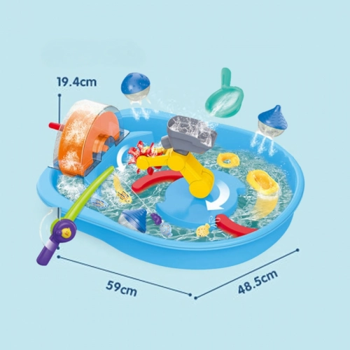 WOOPIE Tor Wodny 2w1 Gra Łowienie Rybek 14el.