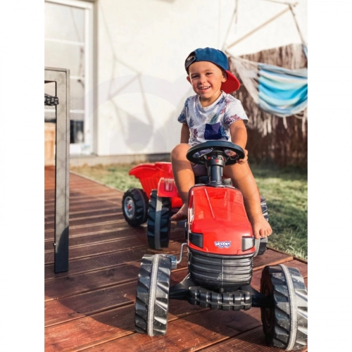 WOOPIE Traktors uz pedāļiem Farmer GoTrac MAXI ar piekabi