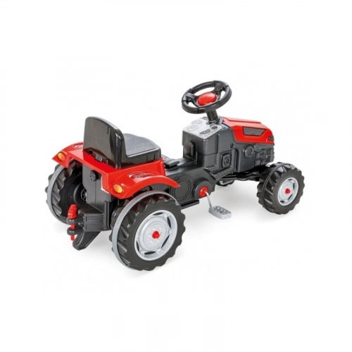 WOOPIE Traktors uz pedāļiem Farmer GoTrac MAXI ar piekabi