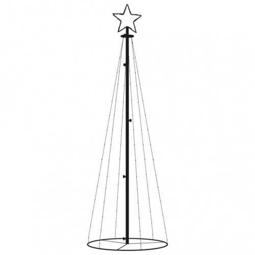 Ziemassvētku Egle, 108 Silti Baltas Led Lampiņas, 70X180 Cm Vidaxl