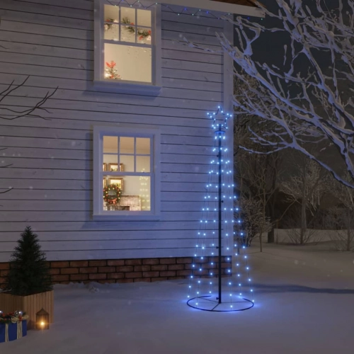 Ziemassvētku Egle, 108 Zilas Led Lampiņas, 70X180 Cm Vidaxl