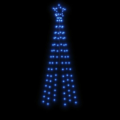 Ziemassvētku Egle, 108 Zilas Led Lampiņas, 70X180 Cm Vidaxl
