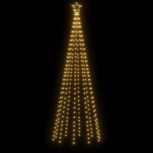 Ziemassvētku Egle, 310 Silti Baltas Led Lampiņas, 100X300 Cm Vidaxl