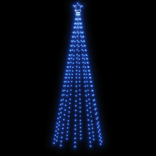 Ziemassvētku Egle, 310 Zilas Led Lampiņas, 100X300 Cm Vidaxl
