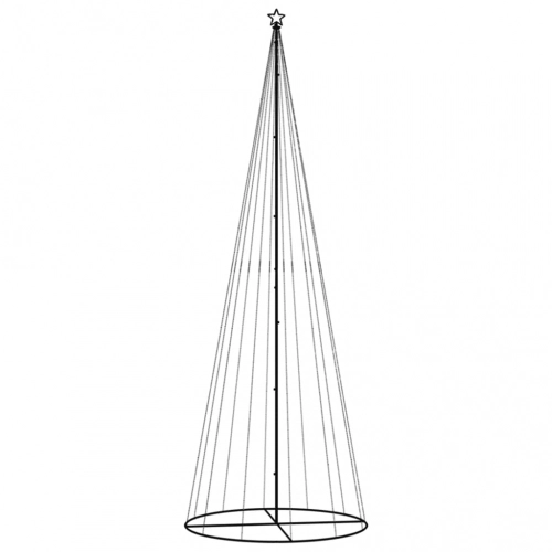 Ziemassvētku Egle, 732 Krāsainas Led Lampiņas, 160X500 Cm Vidaxl