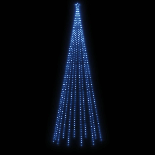 Ziemassvētku Egle, 732 Zilas Led Lampiņas, 160X500 Cm Vidaxl