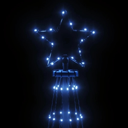 Ziemassvētku Egle, 732 Zilas Led Lampiņas, 160X500 Cm Vidaxl
