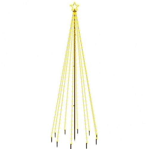Ziemassvētku Egle Ar Pīķi, 310 Silti Baltas Led, 300 Cm Vidaxl