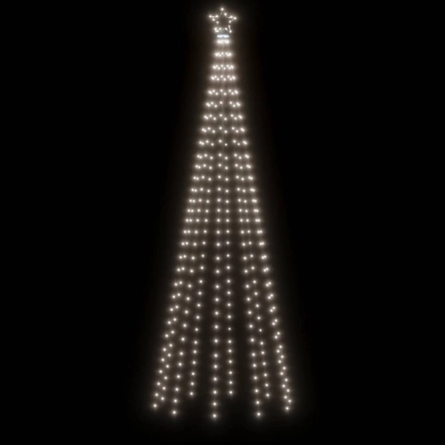 Ziemassvētku Egle Ar Pīķi, 310 Vēsi Baltas Led, 300 Cm Vidaxl