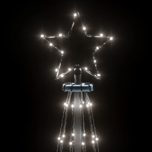 Ziemassvētku Egle Ar Pīķi, 310 Vēsi Baltas Led, 300 Cm Vidaxl