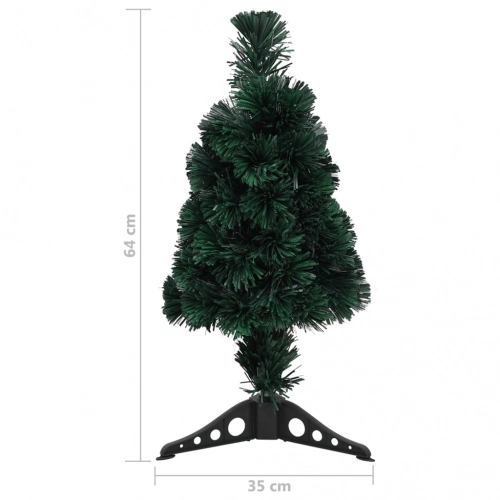 Ziemassvētku Egle Ar Statīvu, Šaura, 64 Cm, Optiskā Šķiedra Vidaxl