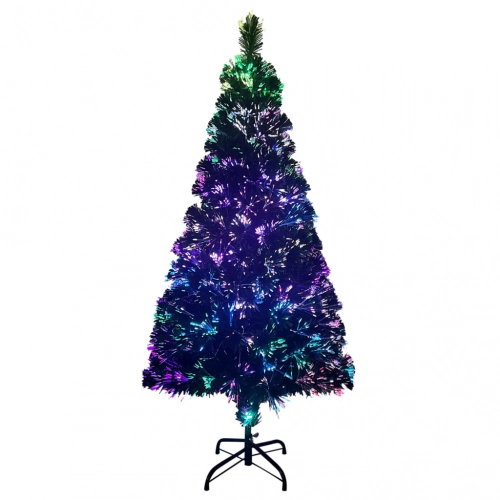 Ziemassvētku Egle Ar Statīvu, Zaļa, 150 Cm, Optiskā Šķiedra Vidaxl