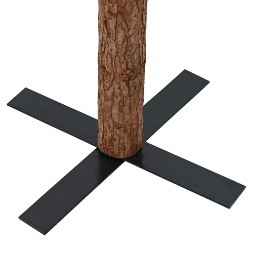 Ziemassvētku Egle, Dabīgs Koks Un Čiekuri, Zaļa, 150 Cm, Pvc Vidaxl