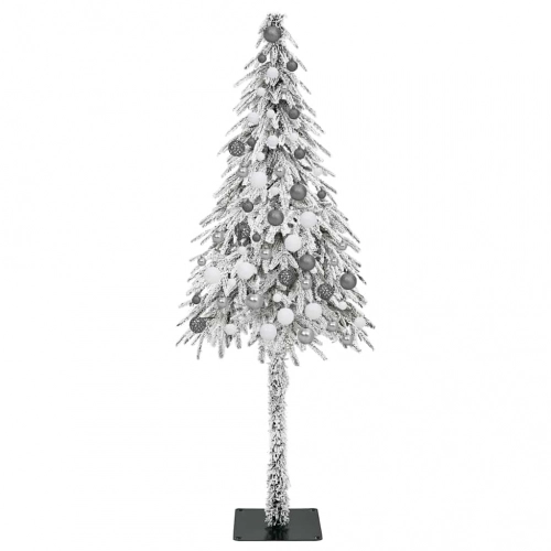 Ziemassvētku Eglīte Ar Led Sloksnes Lukturiem Balts 180 Cm Pe Vidaxl