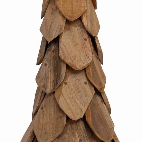 Ziemassvētku Eglīte Ar Statīvu Brūna 110 Cm Masīvs Tīkkoks Vidaxl