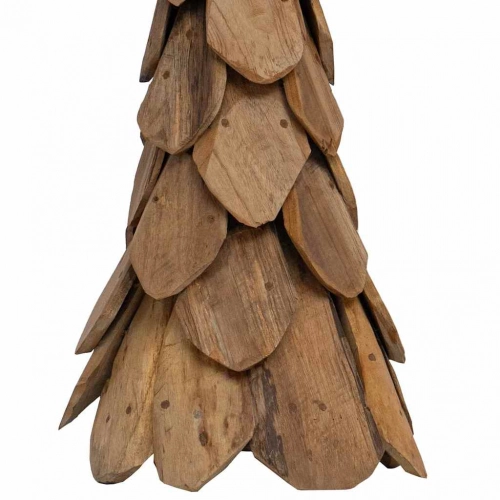 Ziemassvētku Eglīte Ar Statīvu Brūna 110 Cm Masīvs Tīkkoks Vidaxl