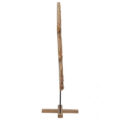 Ziemassvētku Eglīte Ar Statīvu Brūna 90 Cm Masīvs Tīkkoks Vidaxl