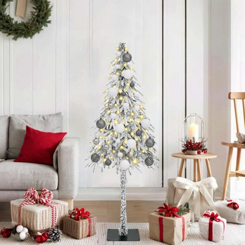 Ziemassvētku Eglīte Balts 120 Cm Pe Vidaxl