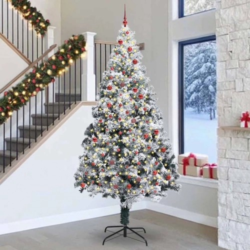 Ziemassvētku Eglīte Balts 300 Cm Pvc Vidaxl
