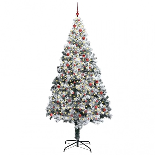 Ziemassvētku Eglīte Balts 300 Cm Pvc Vidaxl
