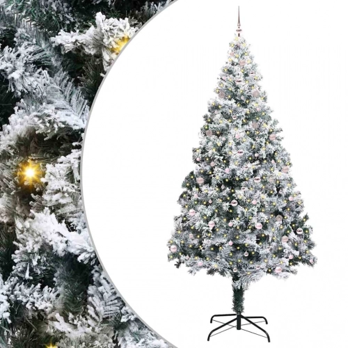 Ziemassvētku Eglīte Balts 300 Cm Pvc Vidaxl