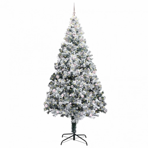 Ziemassvētku Eglīte Balts 300 Cm Pvc Vidaxl