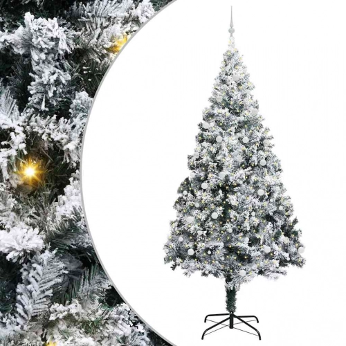 Ziemassvētku Eglīte Balts 300 Cm Pvc Vidaxl