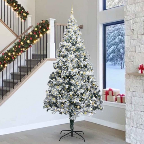 Ziemassvētku Eglīte Balts 300 Cm Pvc Vidaxl