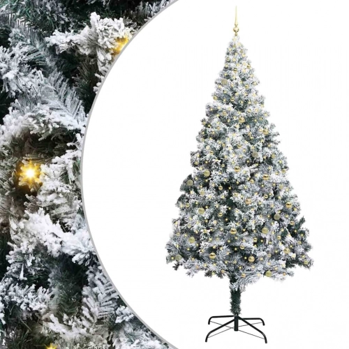Ziemassvētku Eglīte Balts 300 Cm Pvc Vidaxl