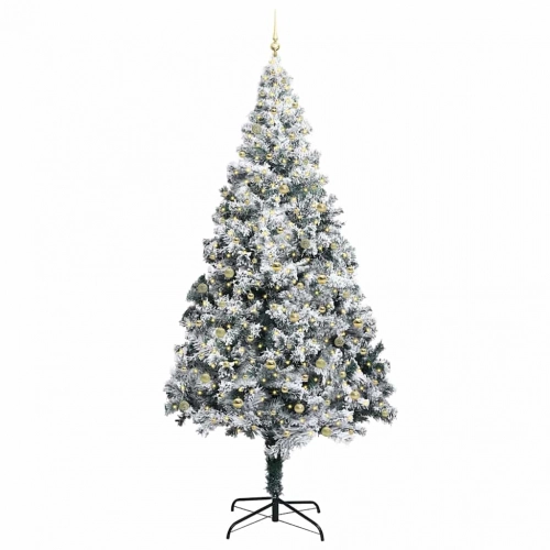 Ziemassvētku Eglīte Balts 300 Cm Pvc Vidaxl