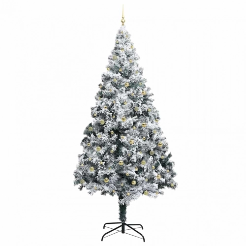 Ziemassvētku Eglīte Balts 300 Cm Pvc Vidaxl