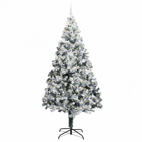 Ziemassvētku Eglīte Balts 300 Cm Pvc Vidaxl